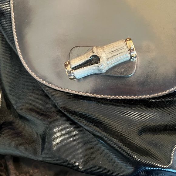 Gucci Dialux Pop Bamboo Handbag - Picture 6 of 12